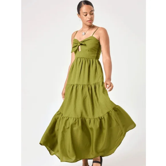 white christmas dresses Short Green Cocktail Dress: R&M Richards 14013 Olive / 2XSmall main image 0